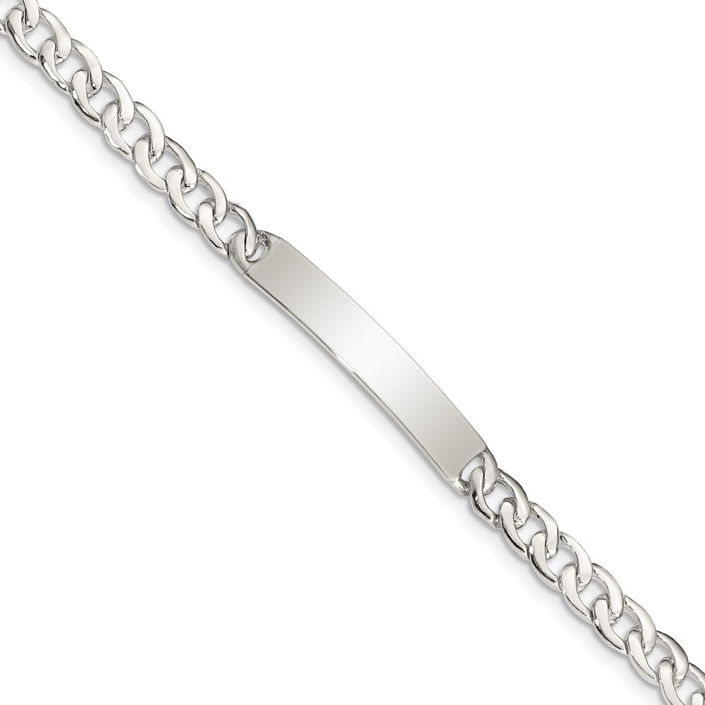 Sterling Silver Baby ID Curb Link Bracelet - 2
