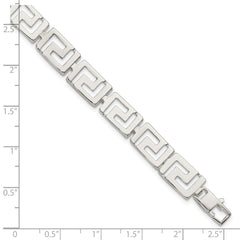 Sterling Silver Greek Key Bracelet