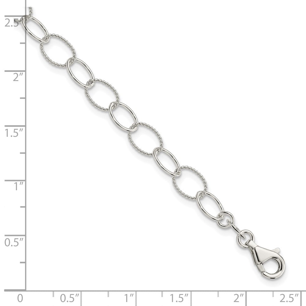Sterling Silver Fancy Bracelet - 4