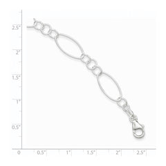 Sterling Silver Fancy Bracelet - 8