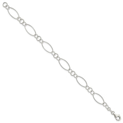 Sterling Silver Fancy Bracelet - 8