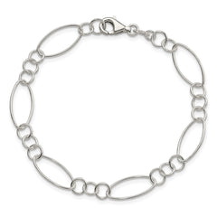Sterling Silver Fancy Bracelet - 8
