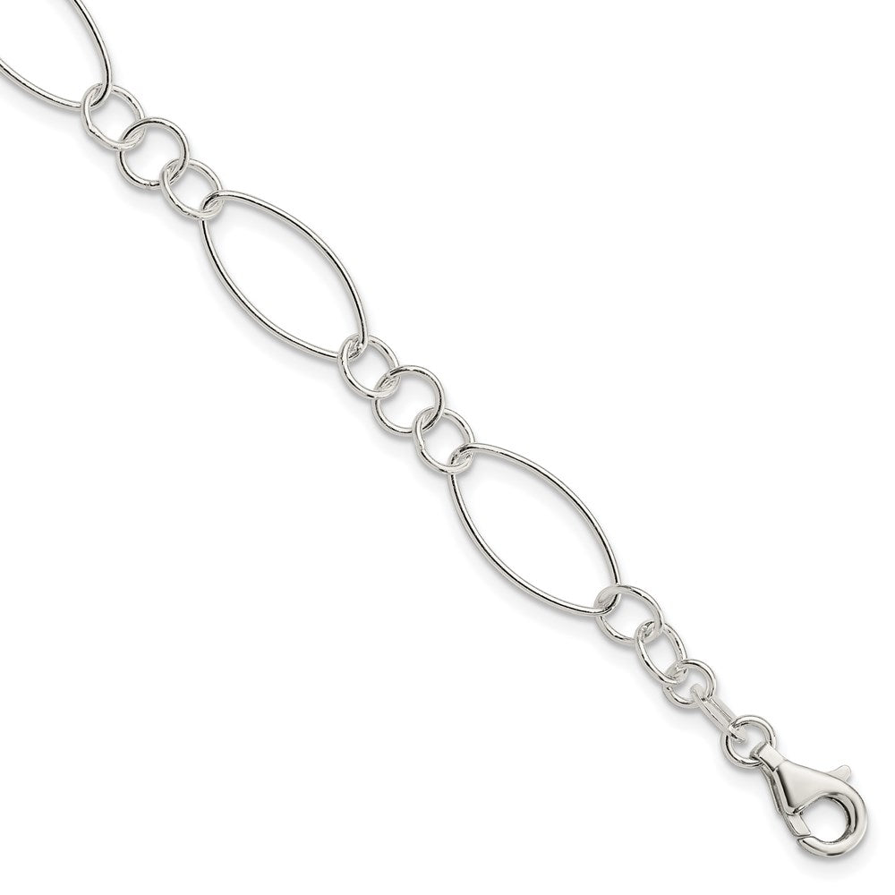 Sterling Silver Fancy Bracelet - 8