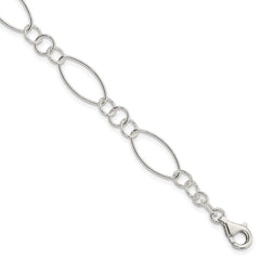 Sterling Silver Fancy Bracelet - 8