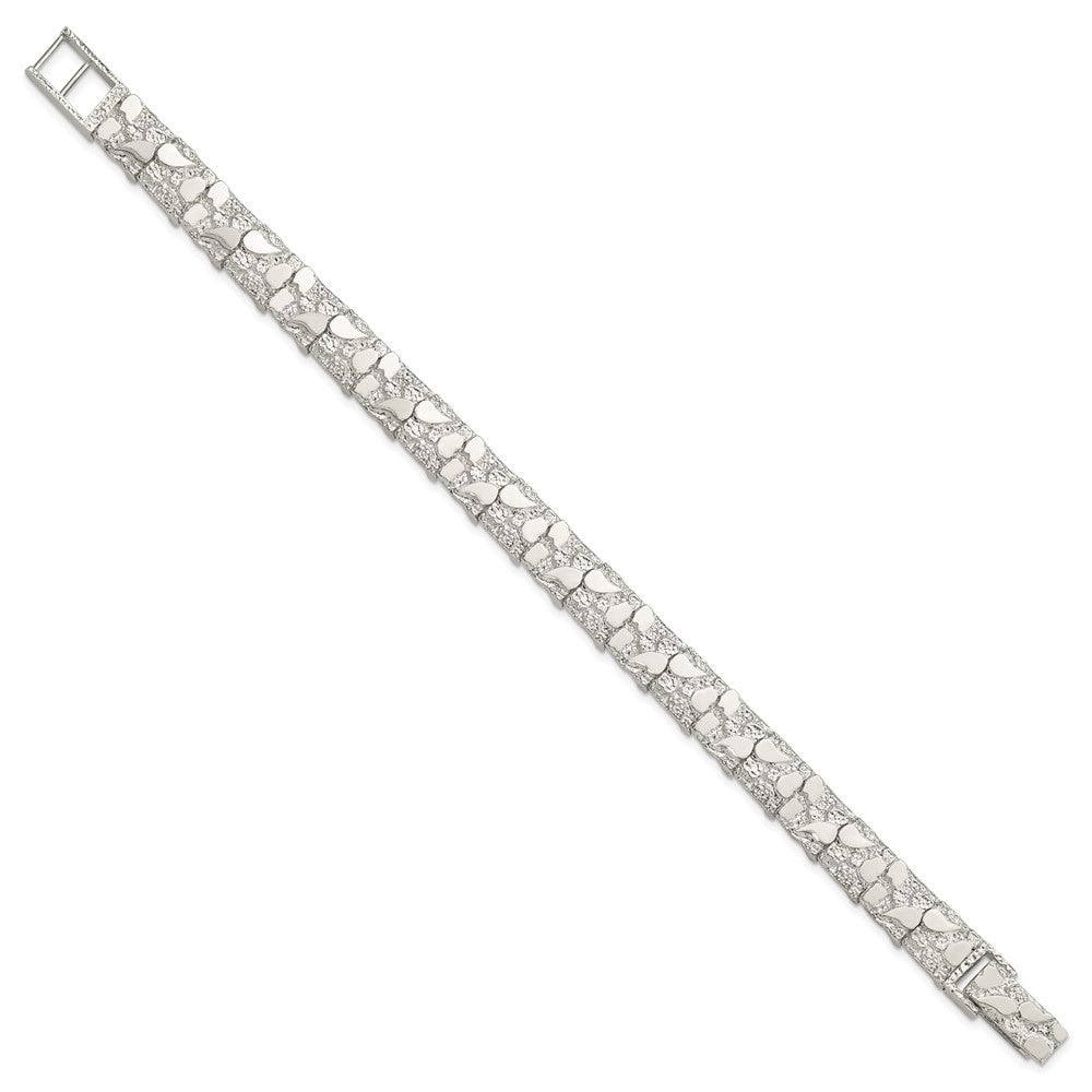 Sterling Silver 9mm Nugget Bracelet - 2