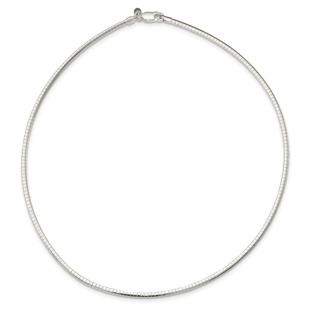 Sterling Silver 3mm Cubetto Necklace - 3