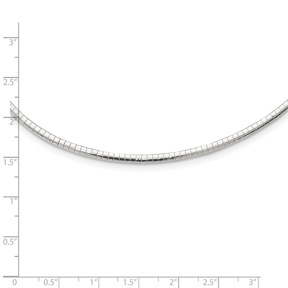 Sterling Silver 3mm Cubetto Necklace - 3