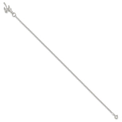 Sterling Silver Palm Tree Anklet - 5