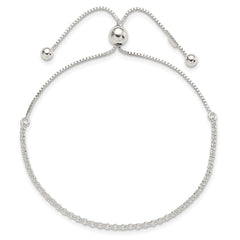 Sterling Silver Adjustable Bracelet - 4