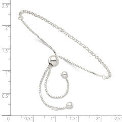 Sterling Silver Adjustable Bracelet - 4