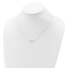 Sterling Silver CZ Necklace
