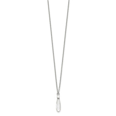 Sterling Silver Crystal Necklace