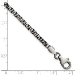 Sterling Silver Antiqued Brushed Bracelet - 2