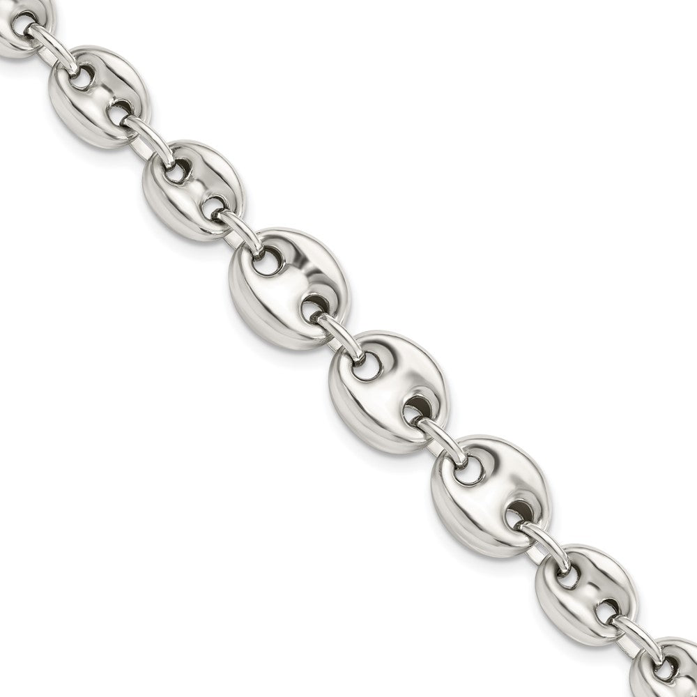 Sterling Silver Polished Fancy Link 7.5in Bracelet - 2