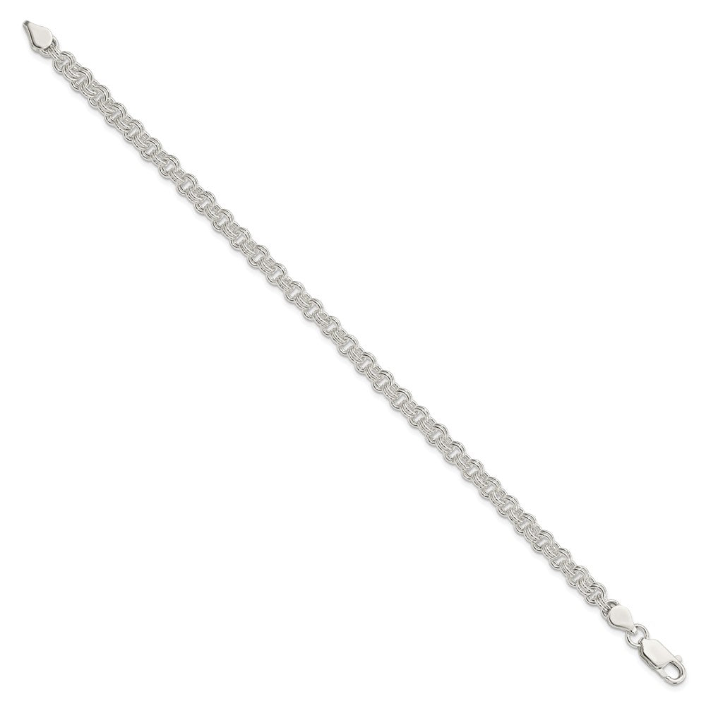 Sterling Silver 4.8mm Fancy Link Bracelet - 2