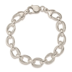 Sterling Silver 7.5inch Fancy Link Bracelet