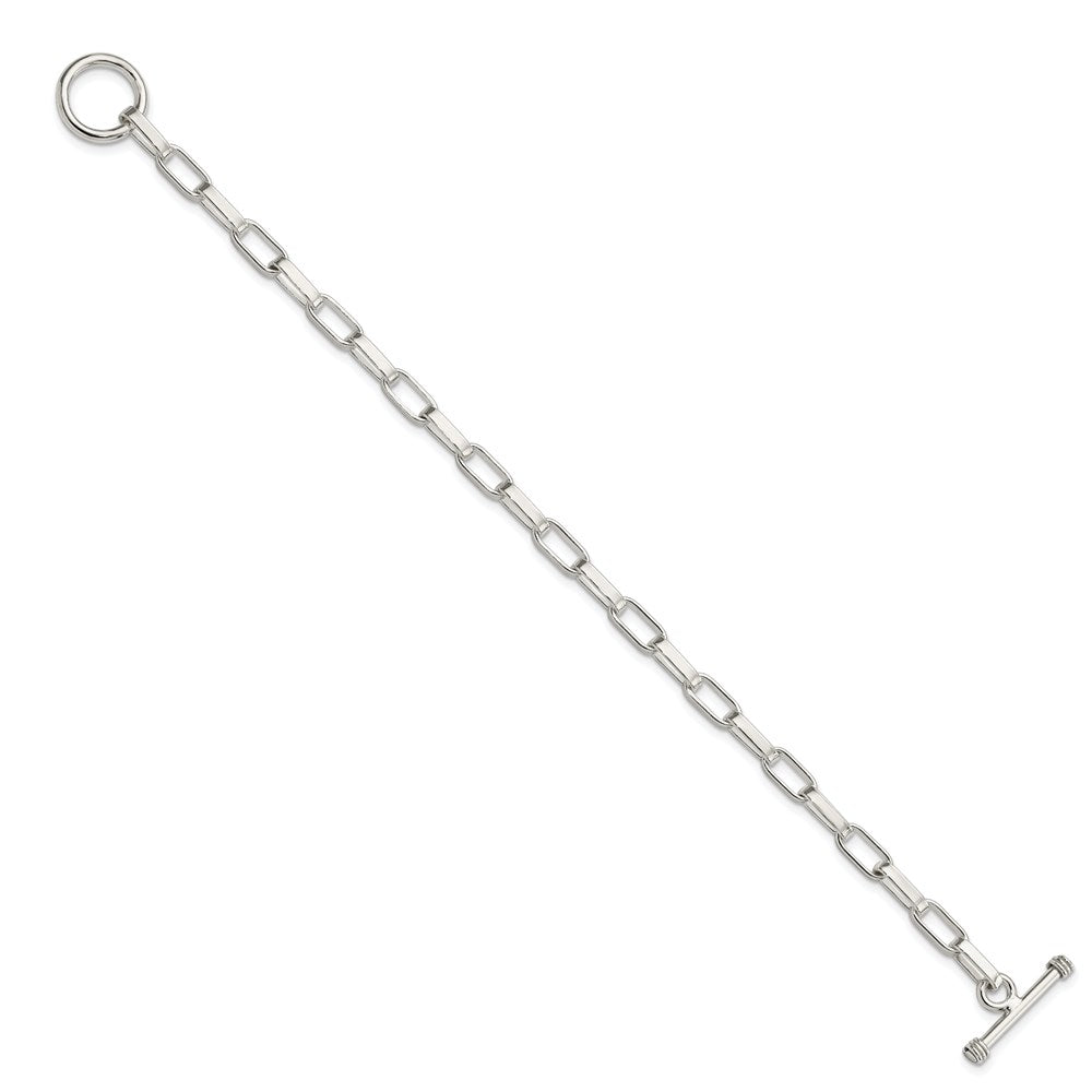 Sterling Silver 7.5inch Fancy Link Bracelet - 4