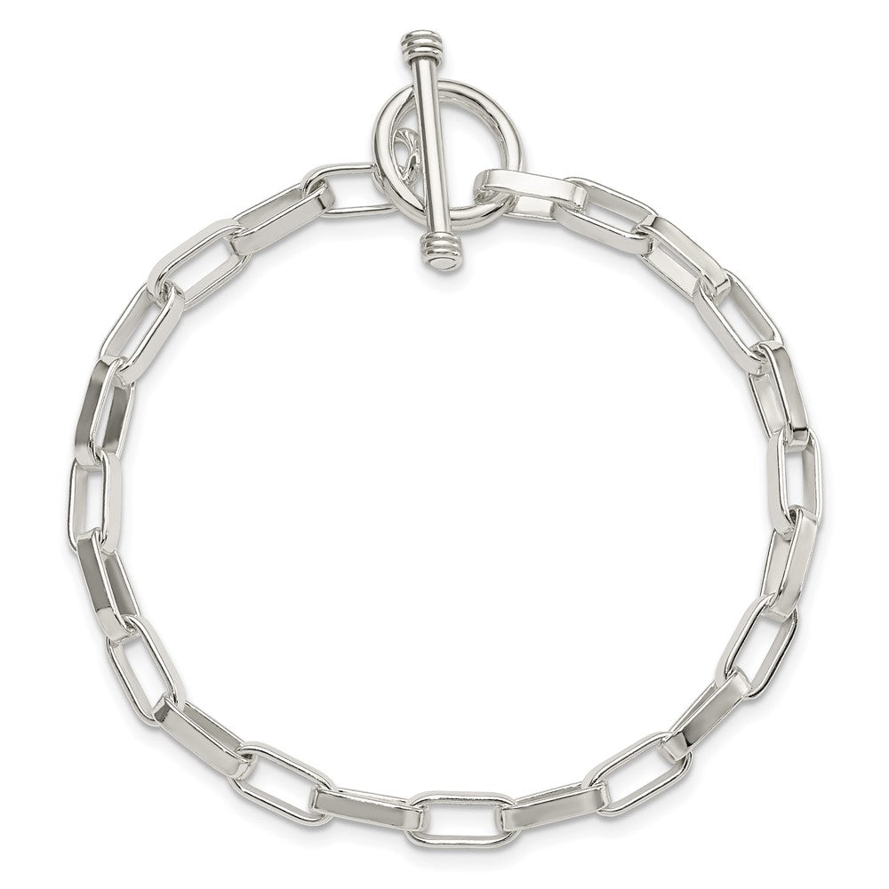 Sterling Silver 7.5inch Fancy Link Bracelet - 4