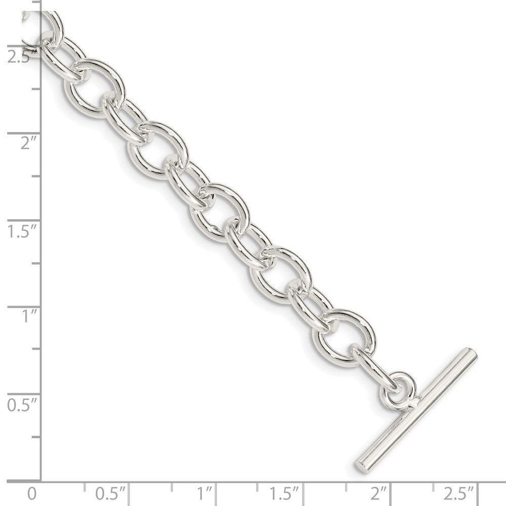 Sterling Silver 7.5inch Fancy Link Bracelet