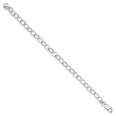 Sterling Silver 8.5inch Fancy Link Bracelet - 2
