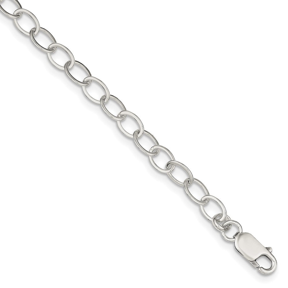 Sterling Silver 8.5inch Fancy Link Bracelet - 2