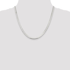Sterling Silver 4.5mm Magic Herringbone Chain - 5