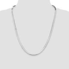 Sterling Silver 4.5mm Magic Herringbone Chain - 7