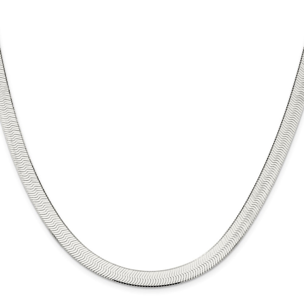 Sterling Silver 7.3mm Magic Herringbone Chain