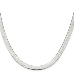 Sterling Silver 7.3mm Magic Herringbone Chain