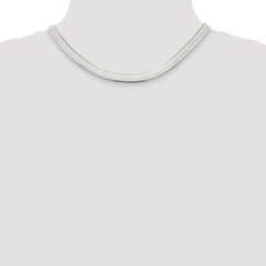 Sterling Silver 7.3mm Magic Herringbone Chain - 2