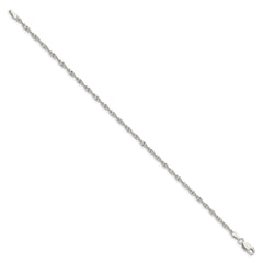 Sterling Silver 2mm Twisted Herringbone Chain - 6