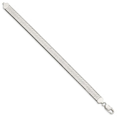 Sterling Silver 8.75mm Magic Herringbone Chain - 5