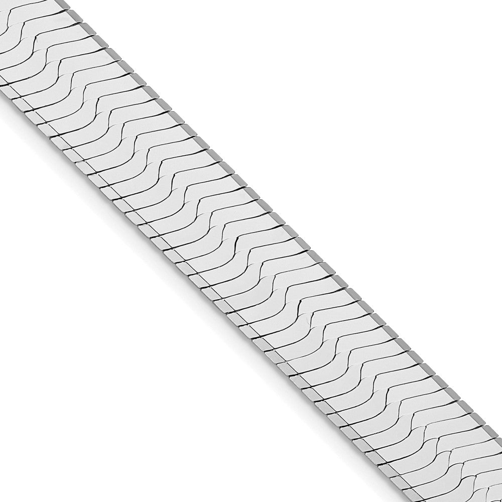 Sterling Silver Rhodium-plated 10.5mm Magic Herringbone Chain - 3