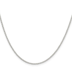 Sterling Silver 1.5mm Diamond-cut Cable Chain - 2