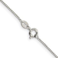 Sterling Silver 1mm Round Box Chain - 6