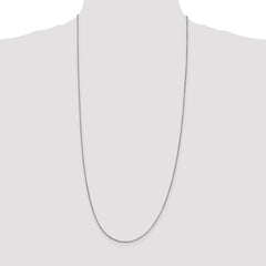 Sterling Silver 1.25mm Round Box Chain - 4