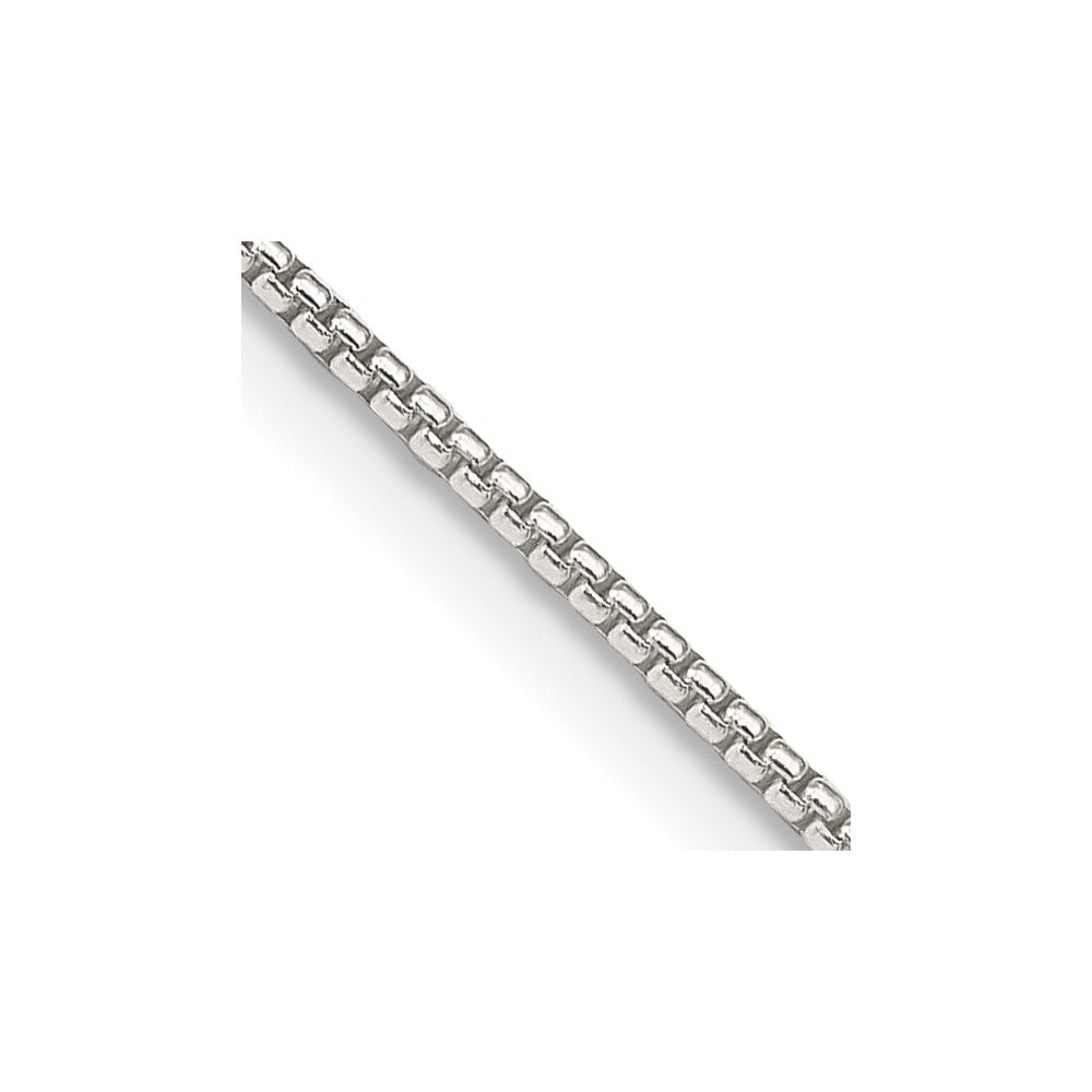 Sterling Silver 1.25mm Round Box Chain - 4