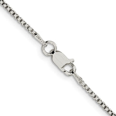 Sterling Silver 1.5mm Round Box Chain - 2