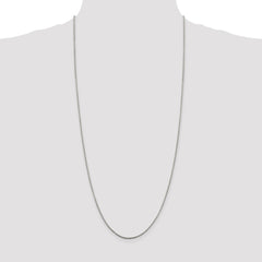 Sterling Silver 1.5mm Round Box Chain - 5