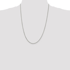 Sterling Silver 1.75mm Round Box Chain - 8