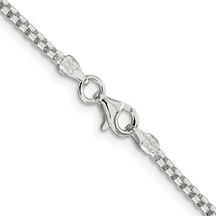 Sterling Silver 2mm Round Box Chain - 7