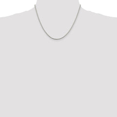 Sterling Silver 2mm Round Box Chain - 3