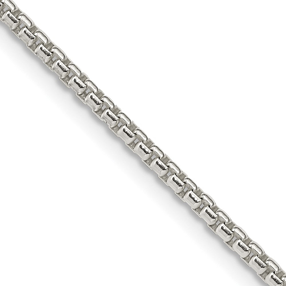 Sterling Silver 2mm Round Box Chain - 3
