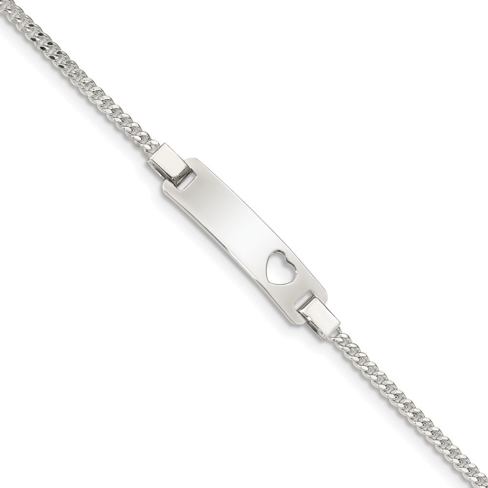 Sterling Silver Adjustable Baby ID Bracelet - 3
