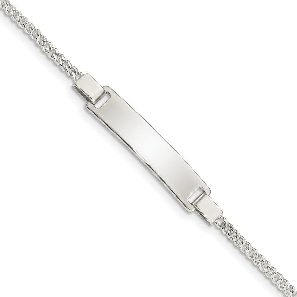 Sterling Silver Adjustable Baby ID Bracelet - 4