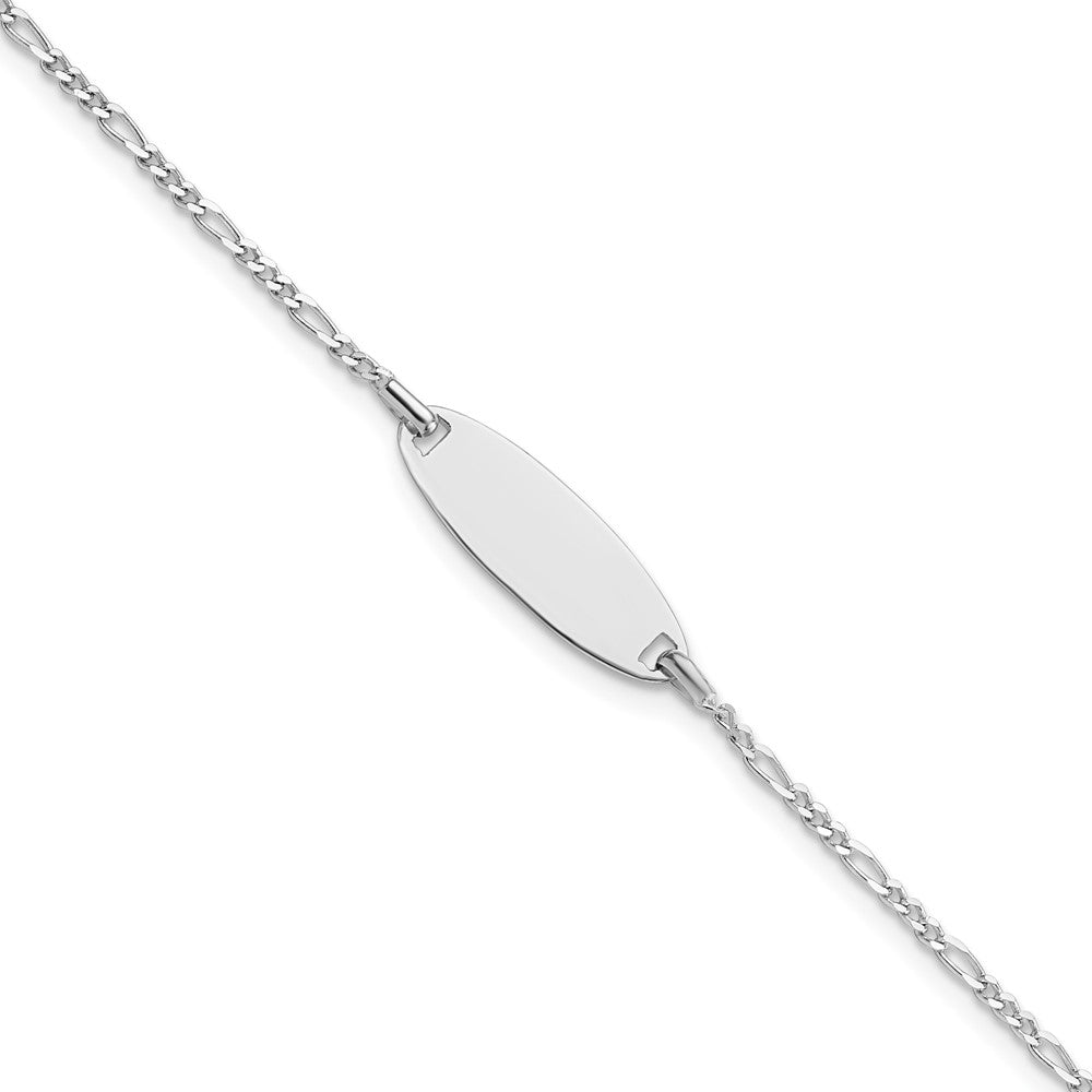 Sterling Silver Polished Childrens 6in ID Bracelet - 2