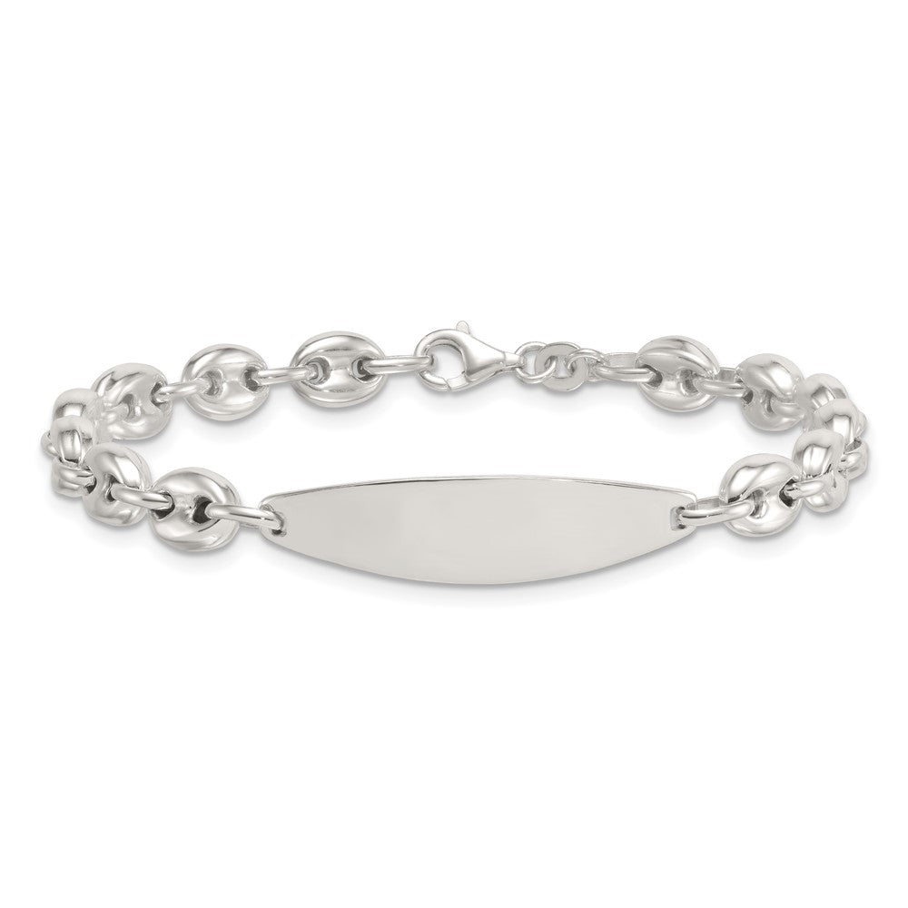 Sterling Silver Polished 6.25mm Mariner/Anchor Link 7.25 Inch ID Bracelet
