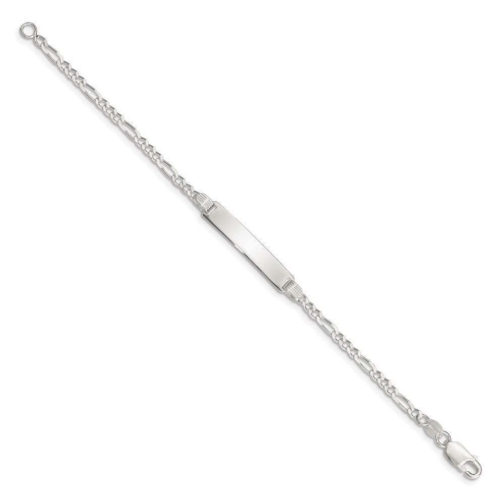 Sterling Silver Children's ID Bracelet - 8