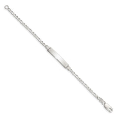 Sterling Silver Children's ID Bracelet - 8