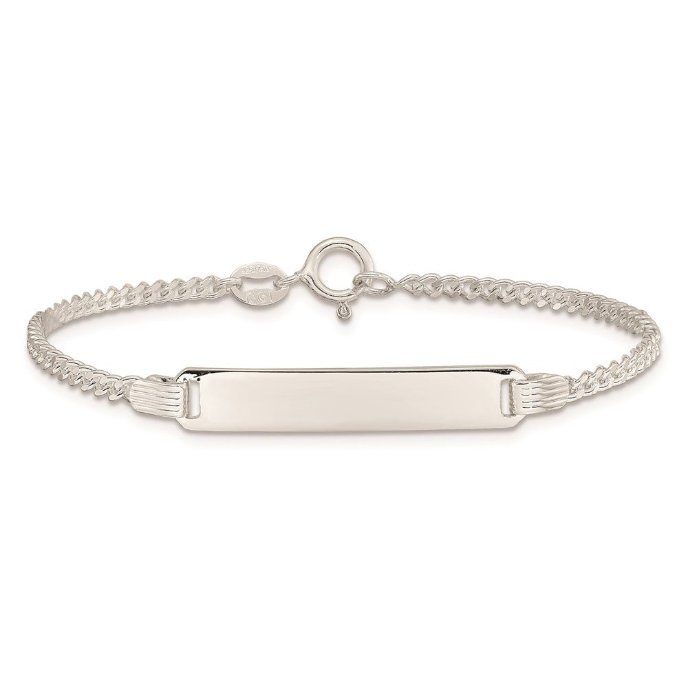 Sterling Silver Children's ID Bracelet - 9